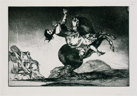 Francisco de Goya - El caballo raptor (Der Pferde-Entführer)