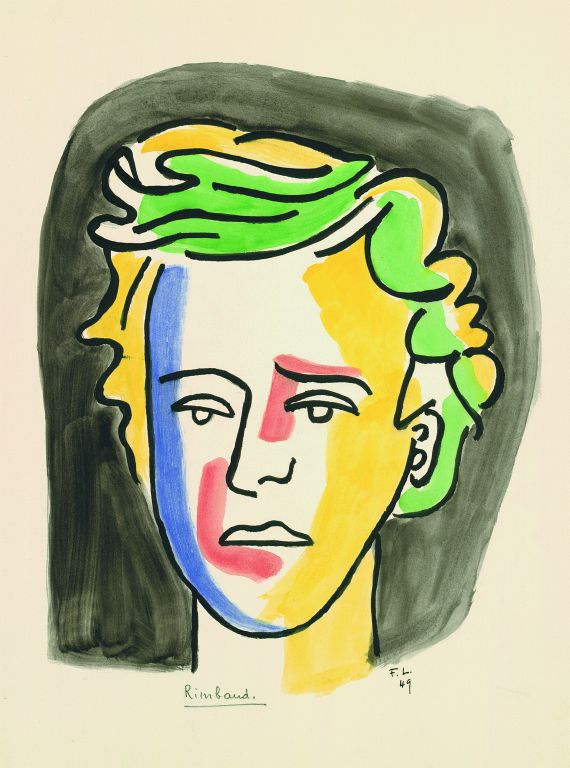 Fernand Léger - Portrait de Rimbaud