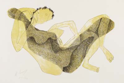 Henri Laurens - Femme allongée au bras levé