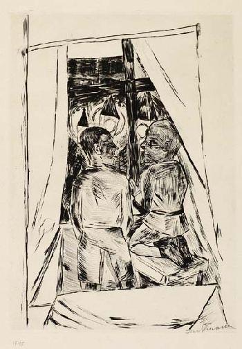 Max Beckmann - Kinder am Fenster