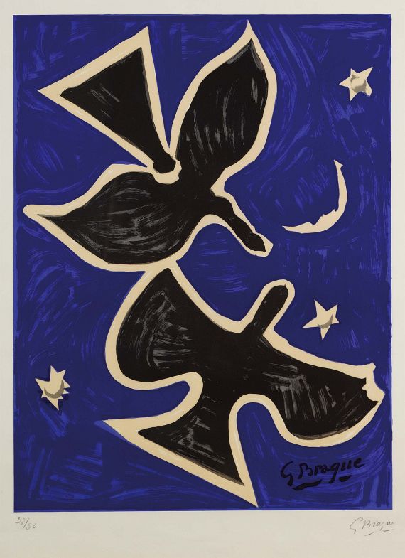 Georges Braque - Deux oiseaux (Richesse de la France)
