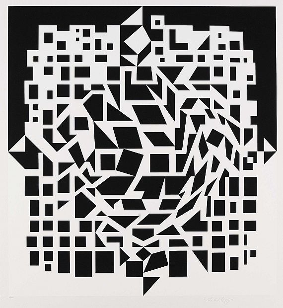 Victor Vasarely - 2 sheets: Kompositionen