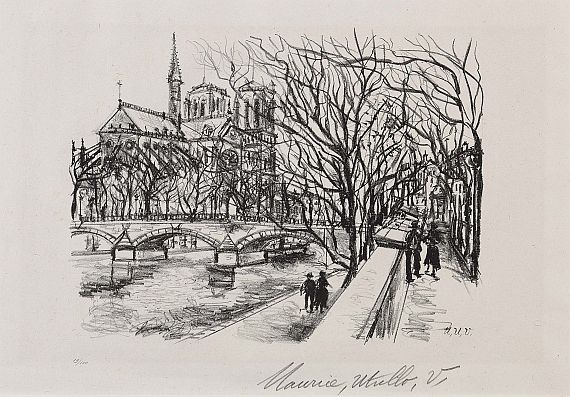Maurice Utrillo - Notre Dame de Paris