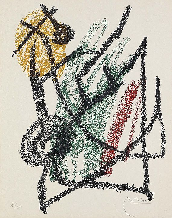 Joan Miró - From: Je travaille comme un jardinier