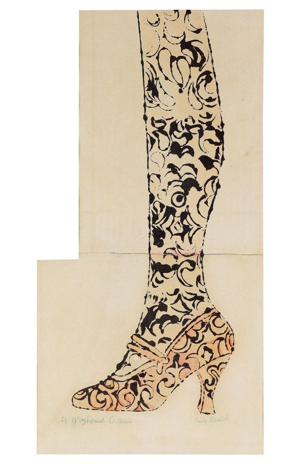 Andy Warhol - Shoe and leg