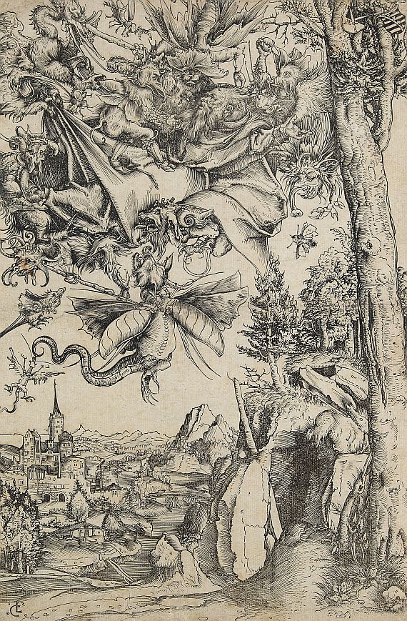 Lucas Cranach d. Ä. - Die Versuchung des Hl. Antonius