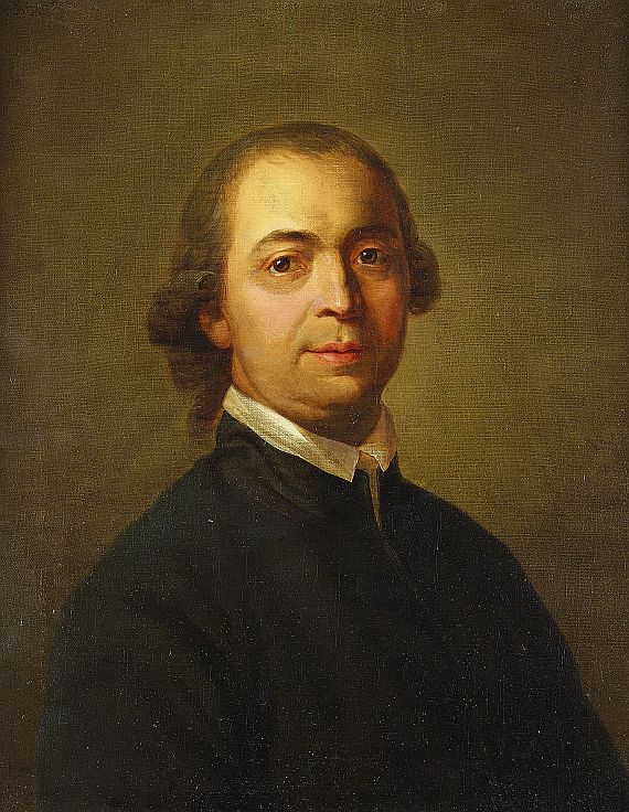 Anton Graff - Nach - 2 Gemälde: Porträt Johann Gottfried von Herder. Porträt Karoline Herder geb. Flachsland