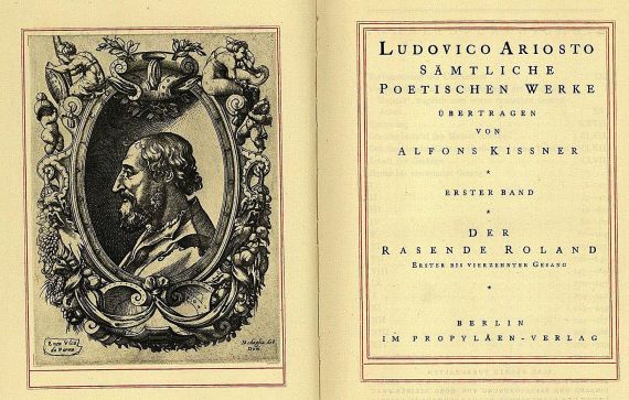 Ludovico Ariosto - Sämmtl. poet. Werke, 4 Bde.