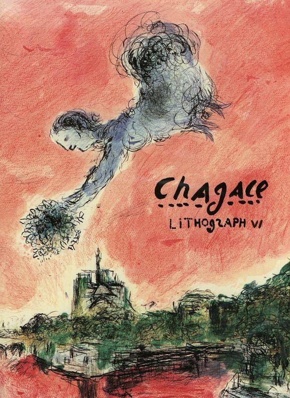 Fernand Mourlot - Chagall Lithograph, 6 Bde. (1-4, 6 dt., 5 frz.) - 1960-86