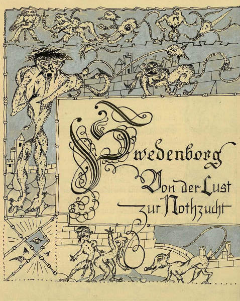 Alfred Richard Meyer - Swedenborg, E., Von der Lust zur Nothzucht. 1923.