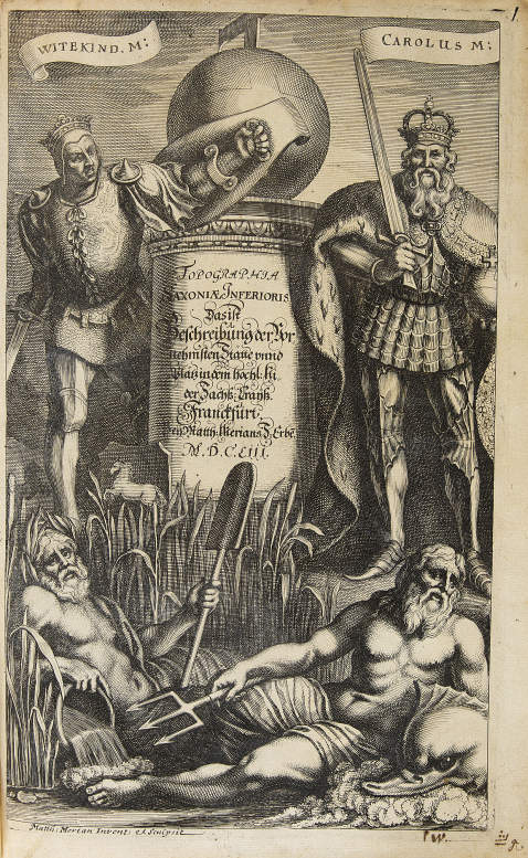 Matthaeus Merian - Topographia Saxoniae Inferioris. 1653.
