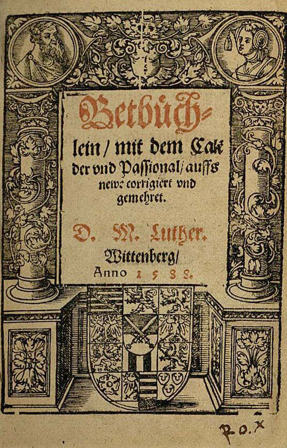 Martin Luther - Betbüchlein. 1588.