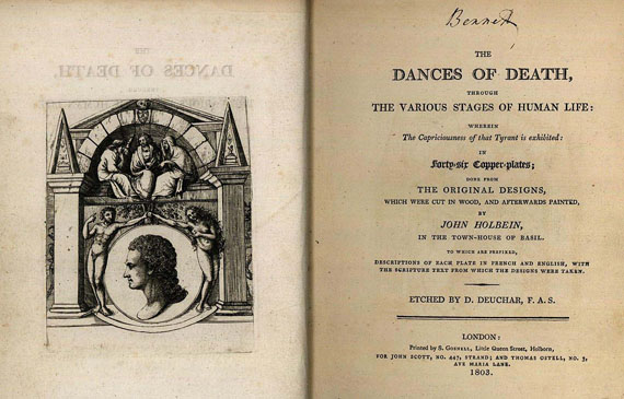Hans Holbein d.J. - Dances of death. 1803