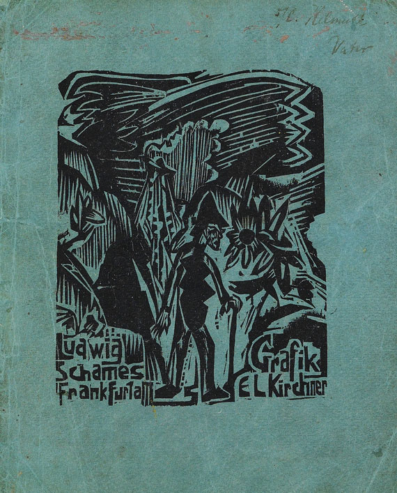 Ernst Ludwig Kirchner - Titelblatt der Ausstellung Grafik E.L. Kirchner, Galerie Schames