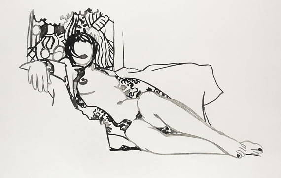 Tom Wesselmann - Monica nude with Matisse