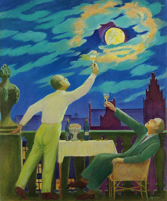 Otto Möller - Schwärmer im Mondschein