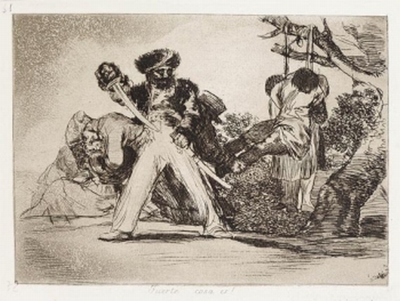 Francisco de Goya - 8 Bll. aus: Los Désastres de la Guerra