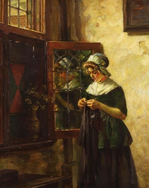Rudolf Possin - Frau am Fenster