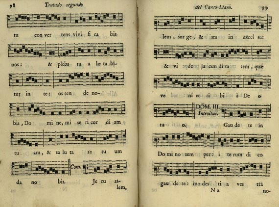 Spanien - Marcos y Navas, F., Arte... del canto-llano. 1776