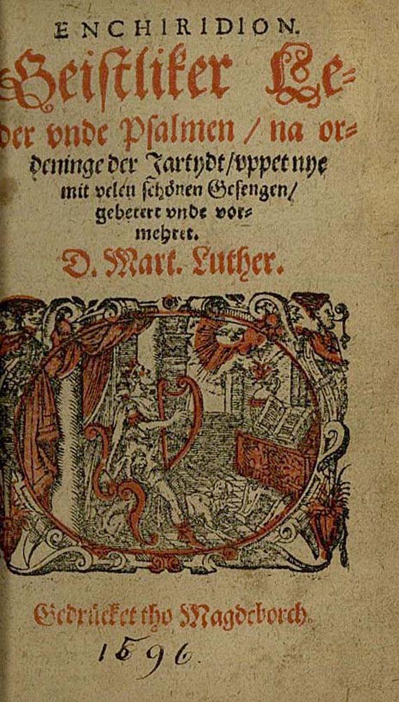 Martin Luther - Enchiridion. 1596
