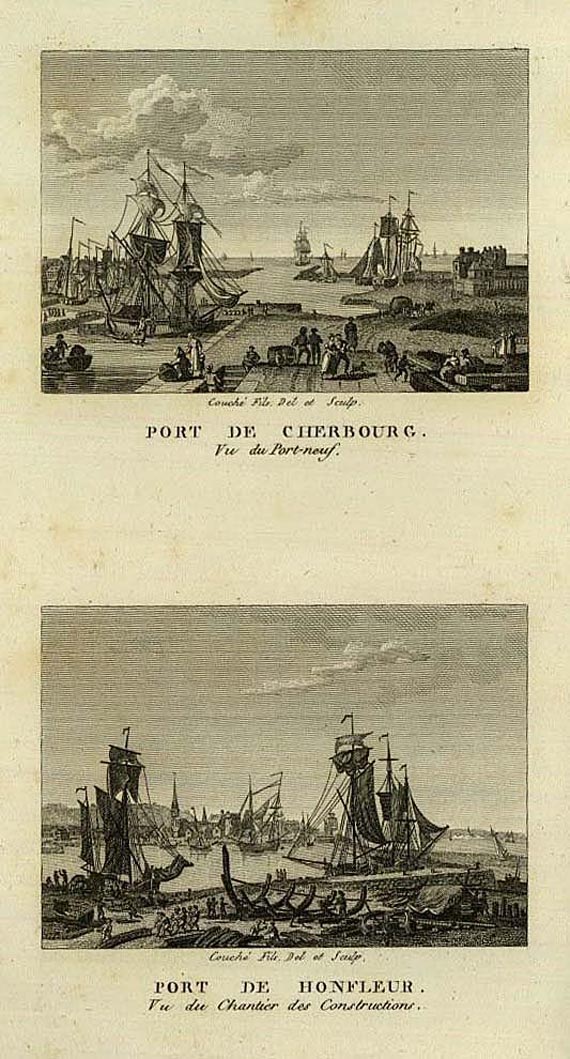  Frankreich - Marlin, F., Voyages en France. 3 Bde. (von 4). 1817