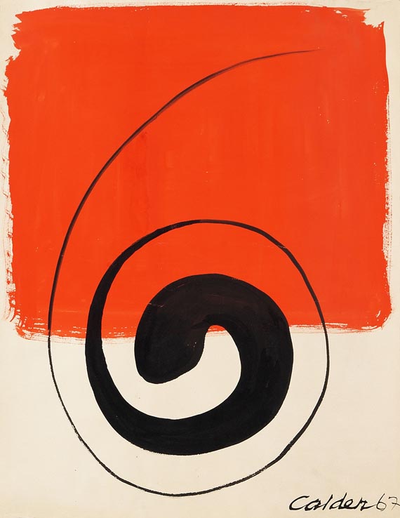 Alexander Calder - Ohne Titel (Plakatentwurf)