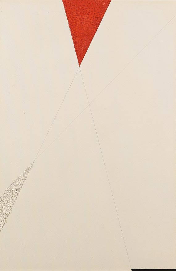 Carl Buchheister - Komposition rotes Dreieck