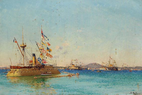 François Nardi - La Flotte à Toulon
