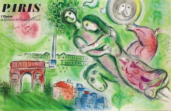 Marc Chagall - Plakat: Romeo und Julia