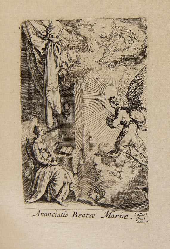 Jacques Callot - Vita et historia beatae Mariae. Martiryum Appostolo. 1632-35.