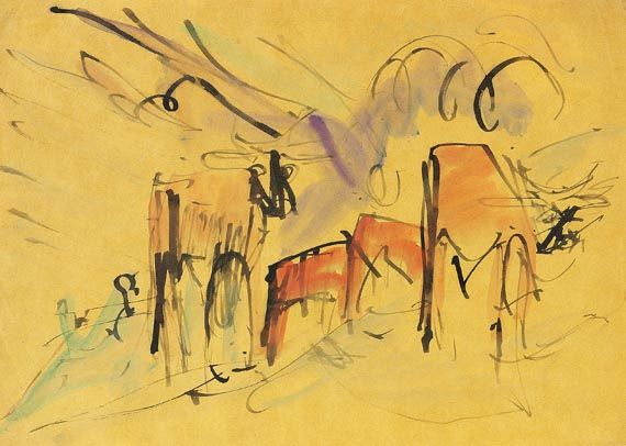 Ernst Ludwig Kirchner - Weidende Kühe