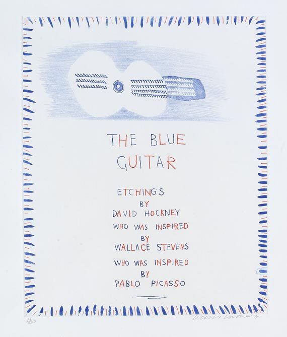 David Hockney - The blue Guitar - Weitere Abbildung