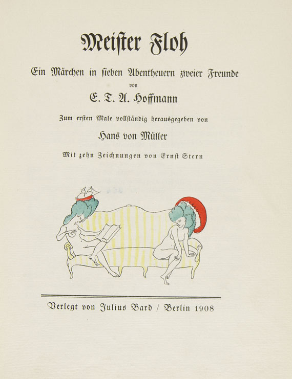 Ernst Stern - Hoffmann, E. T. A., Meister Floh. 1908.