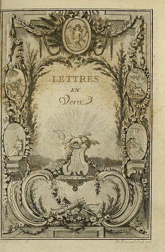 Entfällt - Lettres en vers. 2 Bde. 1792. (41)