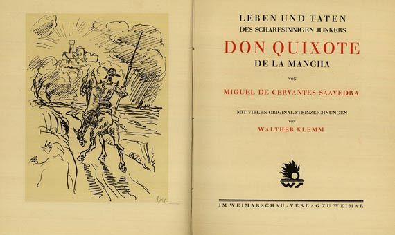 Walther Klemm - Don Quixote. 1923