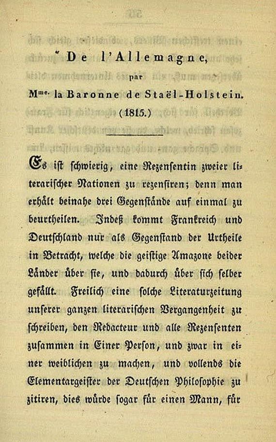 (d. i. J. P. Friedrich Richter Jean Paul - Kl. Bücherschau, 1825 + Fastenpredigten, 1817, zus. 2 Werke