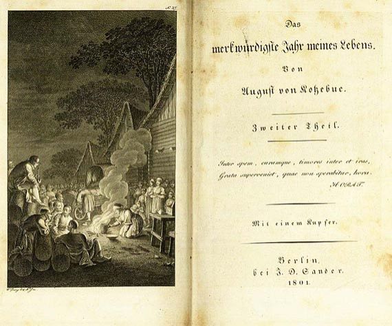 August Alexander von Kotzebue - Merkwürdigste Jahr. 2 Bde. 1801