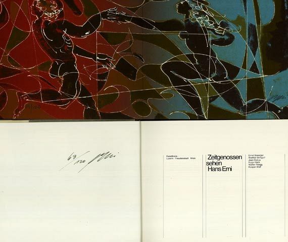 Hans Erni - Zeitgenossen. 1972 Dabei: Tibullus, Lied des Friedens. 1957/58