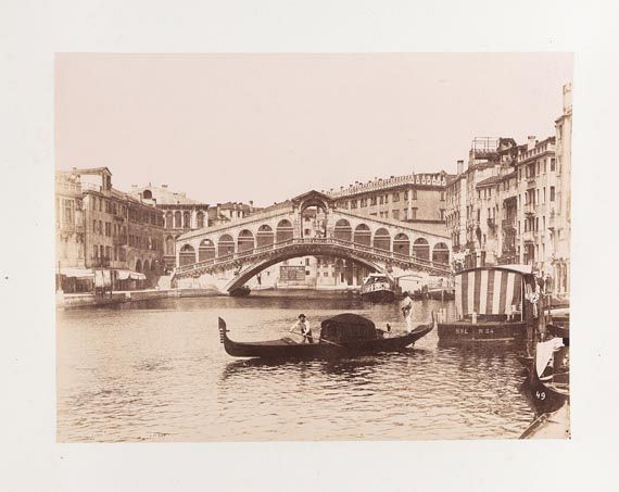 Reisefotografie - 1 Photoalbum Ricordi del Nostro Viaggio di Nozze. 1896