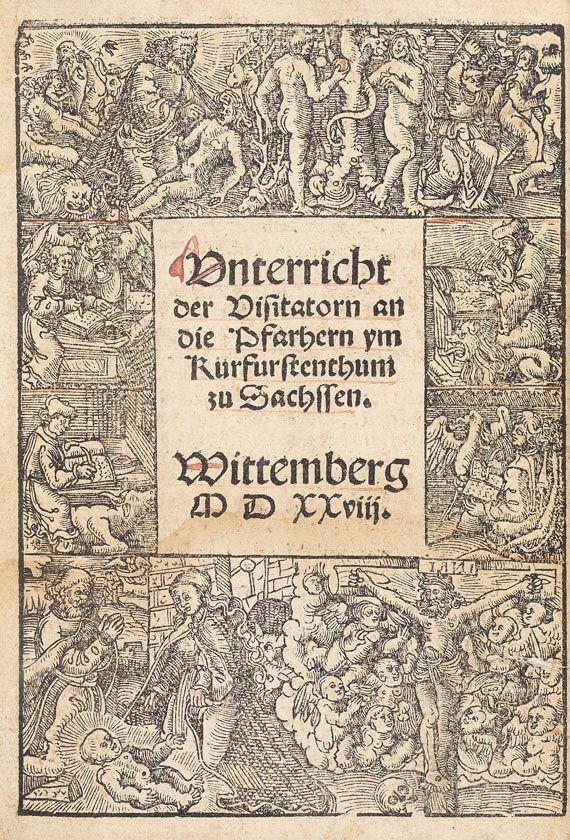 Martin Luther - Unterrichtung. 1528 + 3 weitere Luther-Drucke (Sammelband)