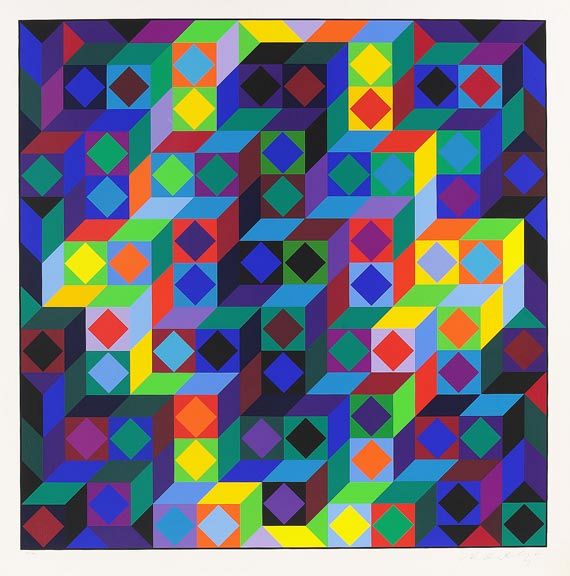 Victor Vasarely - Hommage à l
