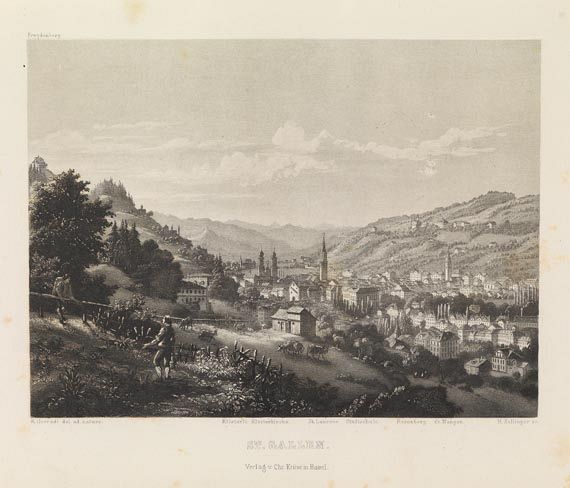 Europa - Frey, J., Das Schweizerland, 2 Bde. Um 1860