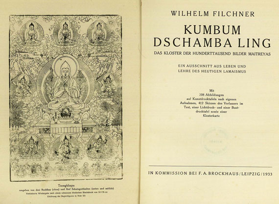 Wilhelm Filchner - Kumbum + 8 Beigaben, 1933