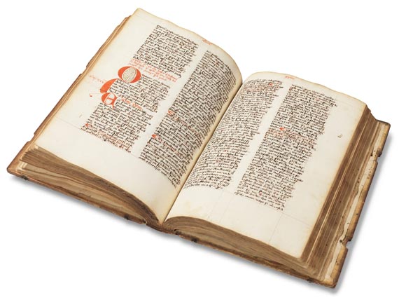 Manuskripte - Opus imperfectum in Matthaeum. Lat. Handschrift auf Papier. Um 1470.