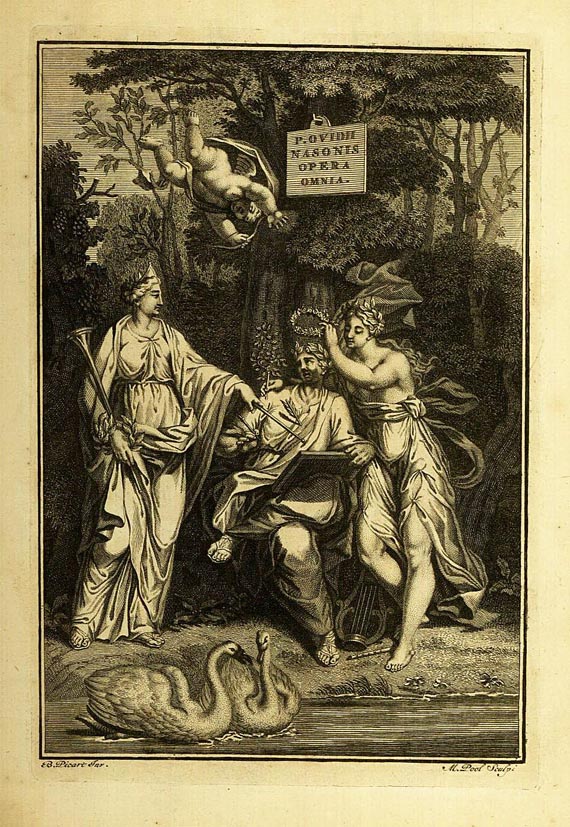 Publius Ovidius Naso - Opera, 4 Bde. 1727. (Nr.24)