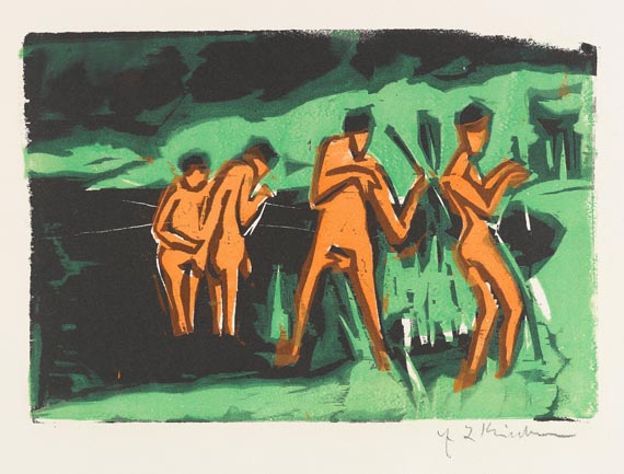  Mappenwerk / Portfolio - Fünfte Jahresmappe der Künstlergruppe Brücke (Ernst Ludwig Kirchner) - Weitere Abbildung