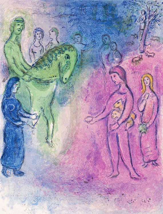 Marc Chagall - Ankunft des Dionysophanes