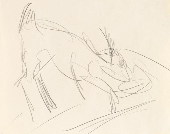 Ernst Ludwig Kirchner - Absteigende Kuh