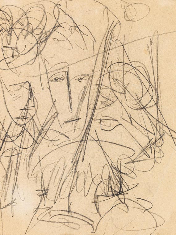 Ernst Ludwig Kirchner - Caféhaus-Typen