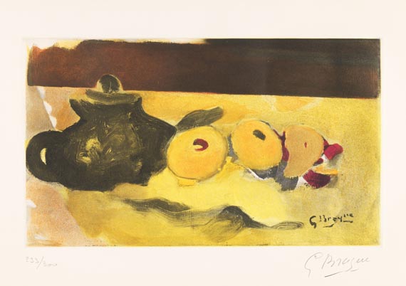 Georges Braque - La nappe jaune (Die gelbe Tischdecke)